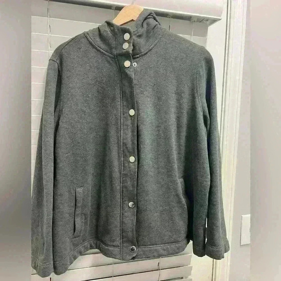 Lauren Ralph Lauren Women's Grey and Black Jacket - Picture 1 of 7